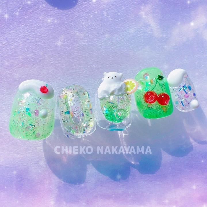 なかやまちえこ先生監修！】 NEON POWDER ネオンパウダー 7色セット