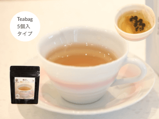 焦がし黒豆ダッタンそば茶 teabag５個 古賀市認定ブランド 賞味期限1年以上