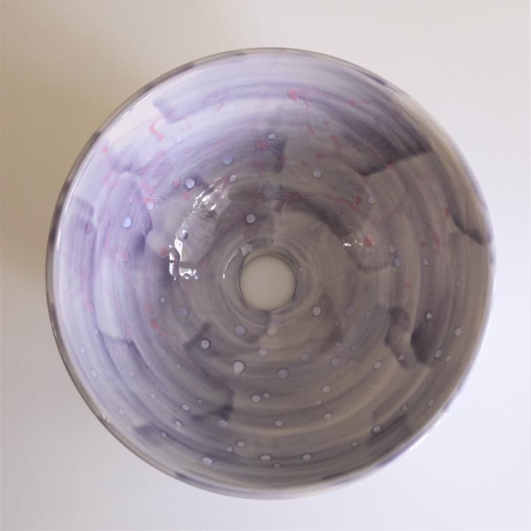 洗面ボウル 珊瑚の洗面鉢 沖縄陶器やちむん おしゃれ No 5
