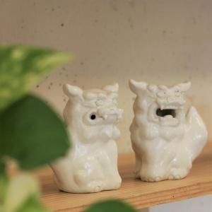 横向き立ちシーサー 大サイズ 風水 金色 シーサー作家の1点物 横向き立ちシーサー 大サイズ 風水 金色 シーサー作家の1点物