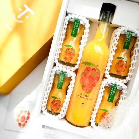 宮古島のしあわせマンゴー しあわせおすそ分けセット