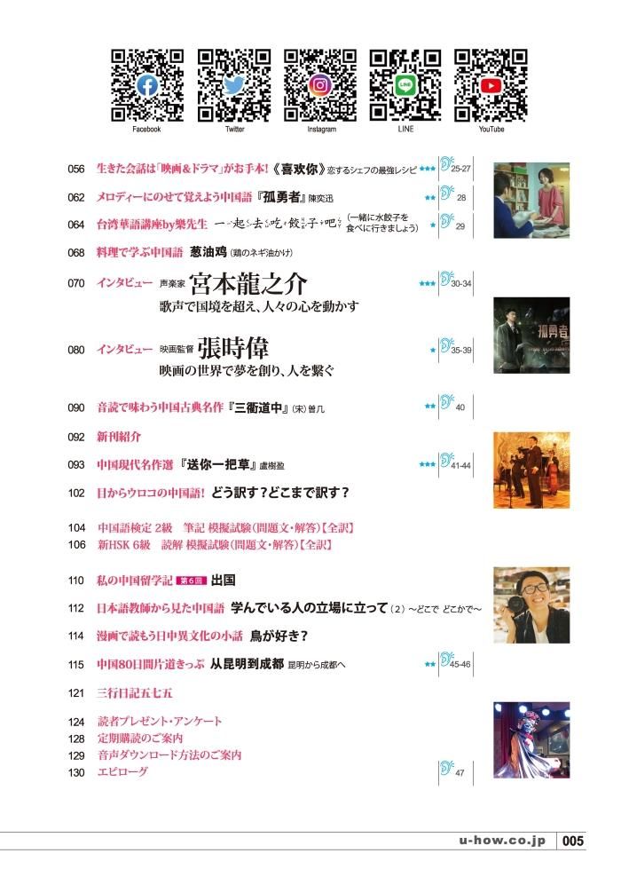 KIKUCHU 月刊『聴く中国語』 2023年6月号 | 中国映画人の世界