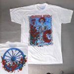 グレイトフルデッド Tシャツ BERTHA WHEEL & ROSES(M) 新品 【メール便可】
