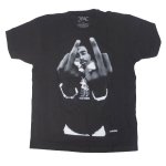 (XL) 2PAC TUPAC MIDDLE FINGER Tシャツ 新品 　オフィシャル【メール便可】