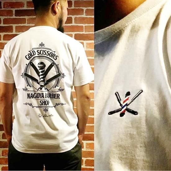 GOLD SCISSORS COLLABO TEE, THE FIFTH STREET MARKET