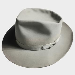 ステットソン 50s ヴィンテージ XLサイズ シルバーグレー STETSON】1950s ステットソン 3X オープンロード・グレー (59.5