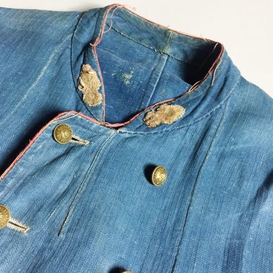 FRENCH INDIGO LINEN FIREMAN JKT, THE FIFTH STREET MARKET FRENCH INDIGO LINEN FIREMAN JKT, THE FIFTH STREET MARKET