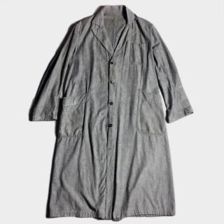 30's CHAMBRAY LINEN ATELIER COAT