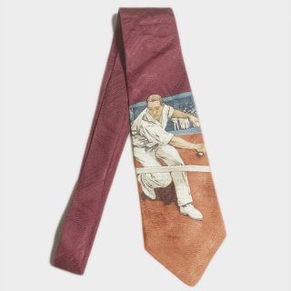 TENNISMAN SILK TIE (DEAD-USA)