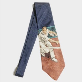 TENNISMAN SILK TIE (DEAD-USA)