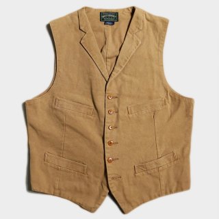 CANVAS LAPEL VEST(USA-L)