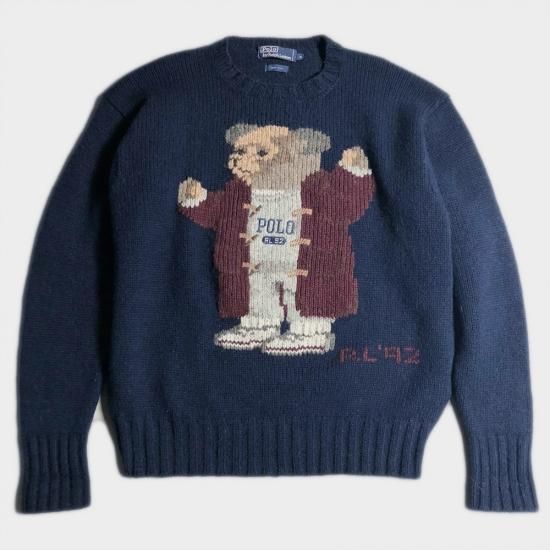 92 DUFFLE POLO BEAR KNIT(XL), THE FIFTH STREET MARKET