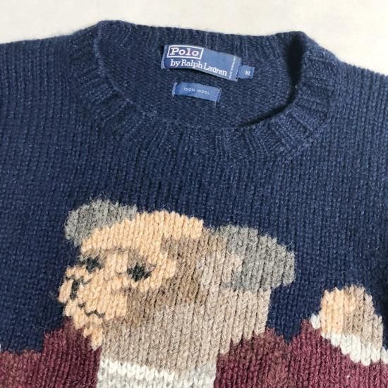 92 DUFFLE POLO BEAR KNIT(XL), THE FIFTH STREET MARKET 92 DUFFLE POLO BEAR KNIT(XL), THE FIFTH STREET MARKET