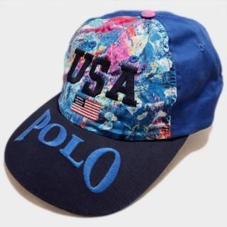 USA FLAG POLO CAP(USA)