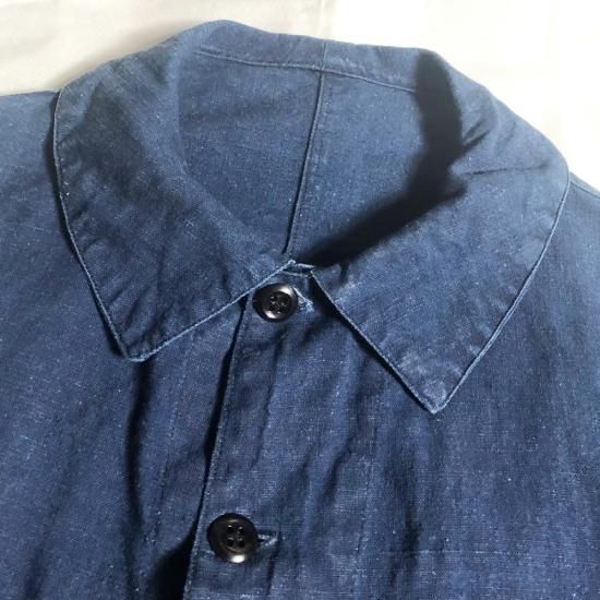 30's INDIGO LINEN COVERALL, THE FIFTH STREET MARKET 30's INDIGO LINEN COVERALL, THE FIFTH STREET MARKET