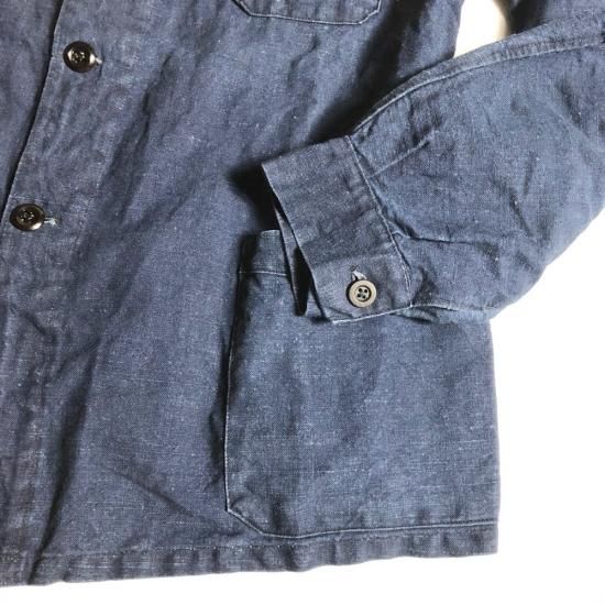 30's INDIGO LINEN COVERALL, THE FIFTH STREET MARKET 30's INDIGO LINEN COVERALL, THE FIFTH STREET MARKET