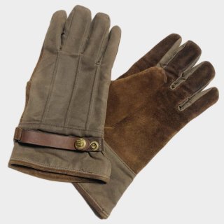OILED COTTON/SUEDE GLOVE