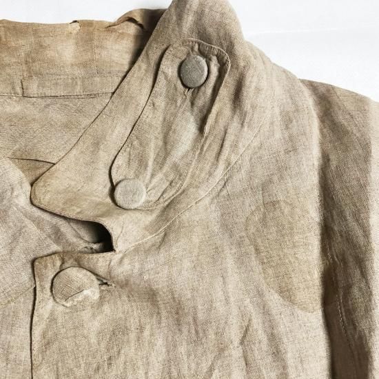 1890's C. LINEN DUSTER COAT, THE FIFTH STREET MARKET
