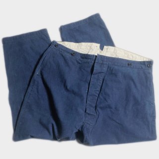 30s INDIGO LINEN TROUSERS