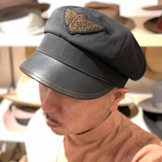 LEATHER MOTORCYCLE CAP (M), THE FIFTH STREET MARKET