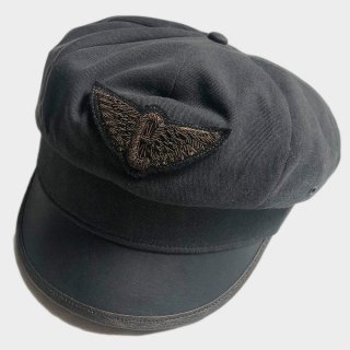LEATHER MOTORCYCLE CAP (M)