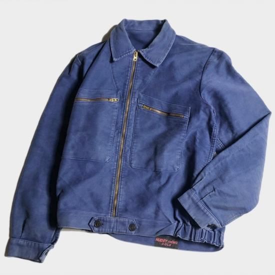 40's BLUE MOLESKIN CYCLIST JKT, THE FIFTH STREET MARKET 40's BLUE MOLESKIN CYCLIST JKT, THE FIFTH STREET MARKET