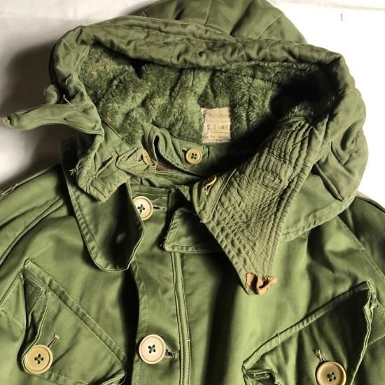 イギリス軍Cold Weather Fish なつかしかっ tail Middle Parka