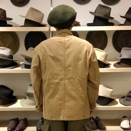40's GERMAN MOLESKIN DOUBLE B.JKT, THE FIFTH STREET MARKET