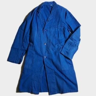 70's FRENCH BLUE WORK COAT(3)