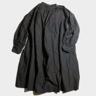 30's BK/INDIGO LINEN SMOCK(NOS)