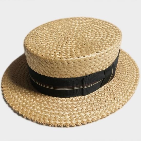 30s Vintage NRAタグ付き Boater Hat ボーターハット