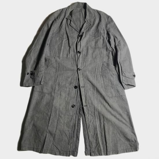 40's F.BK CHAMBRAY METIS COAT(46), THE FIFTH STREET MARKET