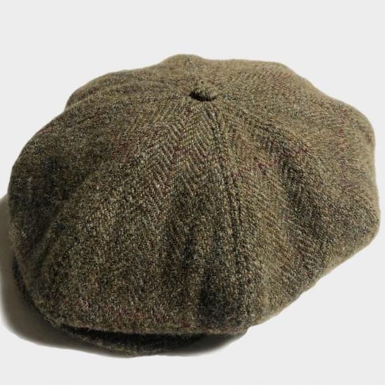 RRL × HARRISTWEED NEWSBOY CAP キャスケット HARRIS TWEED NEWS BOY CAP(L), THE FIFTH STREET MARKET