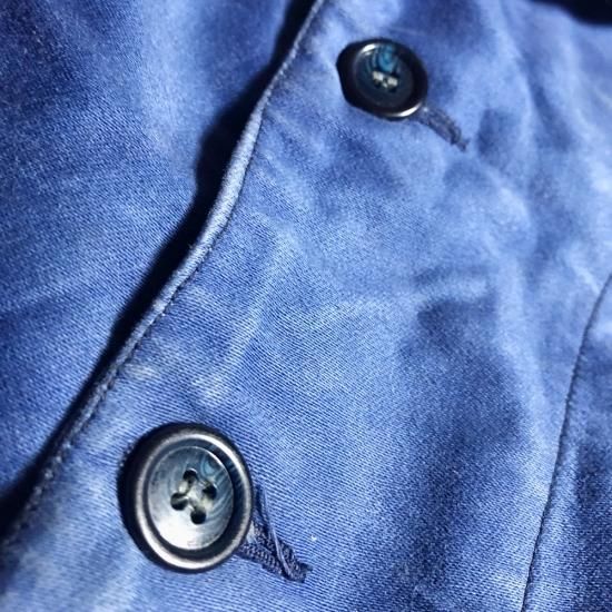 50's F.BLUE MOLESKIN LAPEL JKT, THE FIFTH STREET MARKET