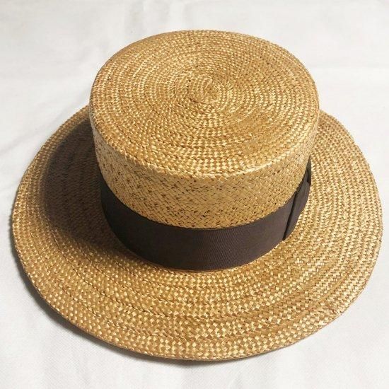 高品質】 デッド! 30's DISTINCTIVE STYLES 58.5CM FITWELL BOATER HAT