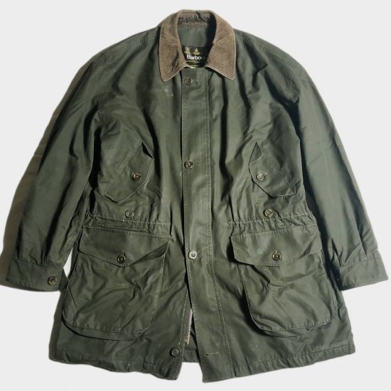 バブアー オイルドジャケット イギリス製 90年代 オリーブ色 C42 ...
