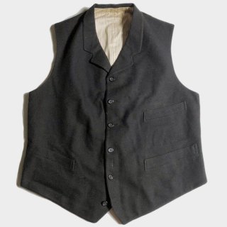 20's FRENCH WOOL LAPELED VEST