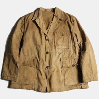 40's FRENCH CANVAS HUNTING JKT