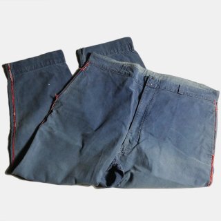 40s F.INDIGO FIREMAN TROUSERS