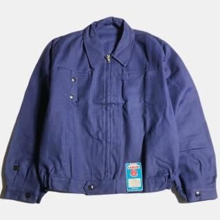 50's F.BLUE TWILL CYCLIST JKT(NOS)