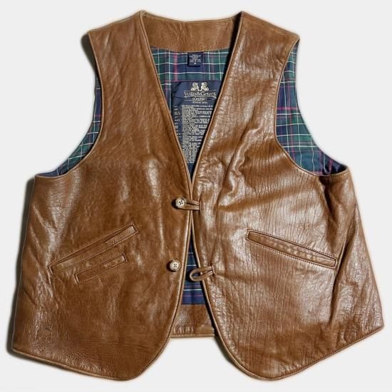 LEATHER HUNTING VEST(USA-M), THE FIFTH STREET MARKET