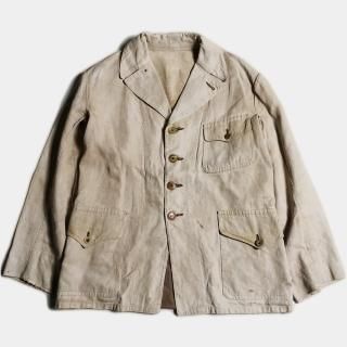 10's F. LINEN HUNTING LAPELED JKT