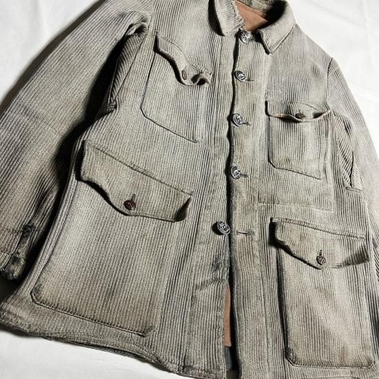 L.30's FRENCH PIQUE HUNTING JKT, THE FIFTH STREET MARKET L.30's FRENCH PIQUE HUNTING JKT, THE FIFTH STREET MARKET