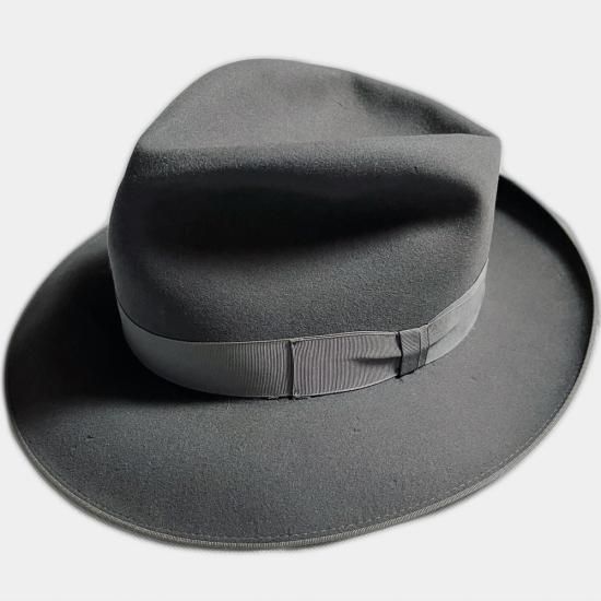 Borsalino ボルサリーノ 中折れハット 帽子 グレー系 58cm 紳士 Borsalino ボルサリーノ 中折れハット 帽子 グレー系 58cm 紳士