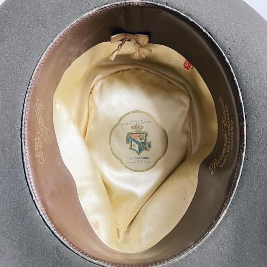 Borsalino ボルサリーノ トラベラー 凝り固まっ ハット 60 キャメル Borsalino ボルサリーノ トラベラー 凝り固まっ ハット 60 キャメル