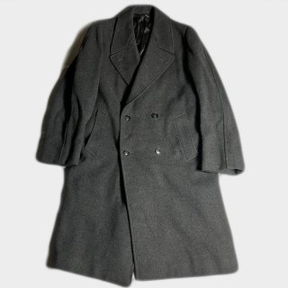 40's F. HEAVY TWEED D.B. COAT(NOS)