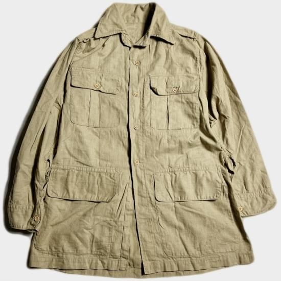 イギリス軍 ビンテージ われる 40s サファリブッシュジャケット イギリス軍 ビンテージ われる 40s サファリブッシュジャケット