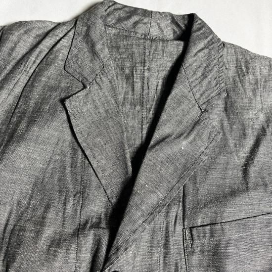 30's F.BK CHAMBRAY LINEN COAT(NOS), THE FIFTH STREET MARKET 30's F.BK CHAMBRAY LINEN COAT(NOS), THE FIFTH STREET MARKET