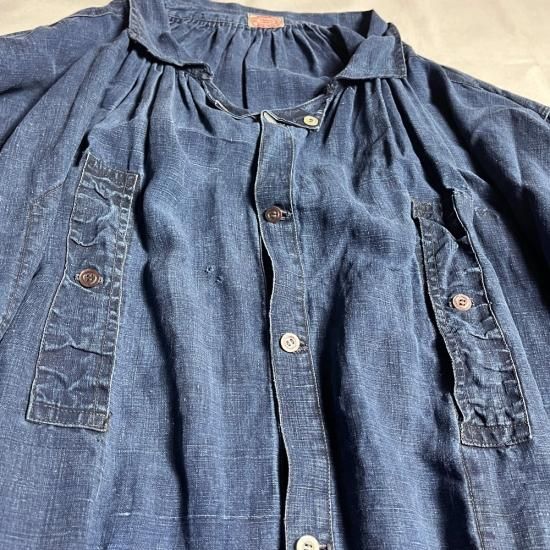1900's F.INDIGO LINEN BIAUDE S.(F.OPEN), THE FIFTH STREET MARKET