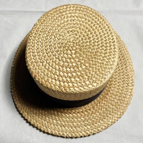 30s Vintage NRAタグ付き Boater Hat ボーターハット 30s Vintage NRAタグ付き Boater Hat ボーターハット